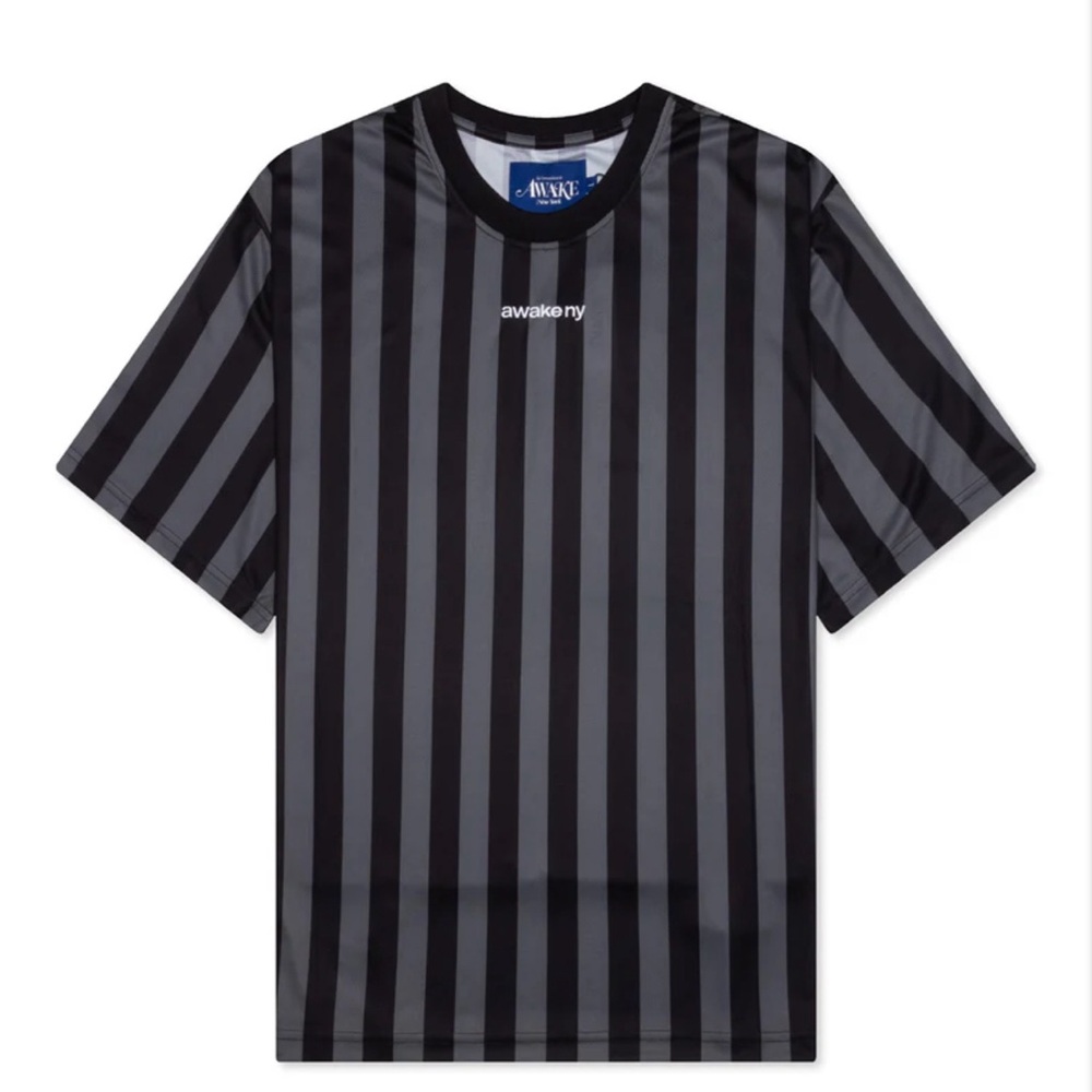 Awake New York black soccer jersey size L, NWT